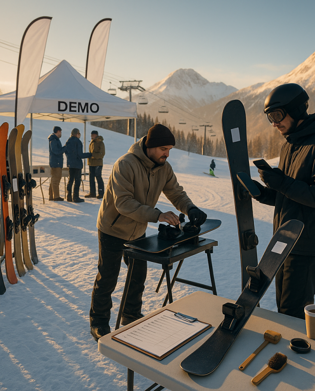 How to Demo Skis and Snowboards Before You Buy