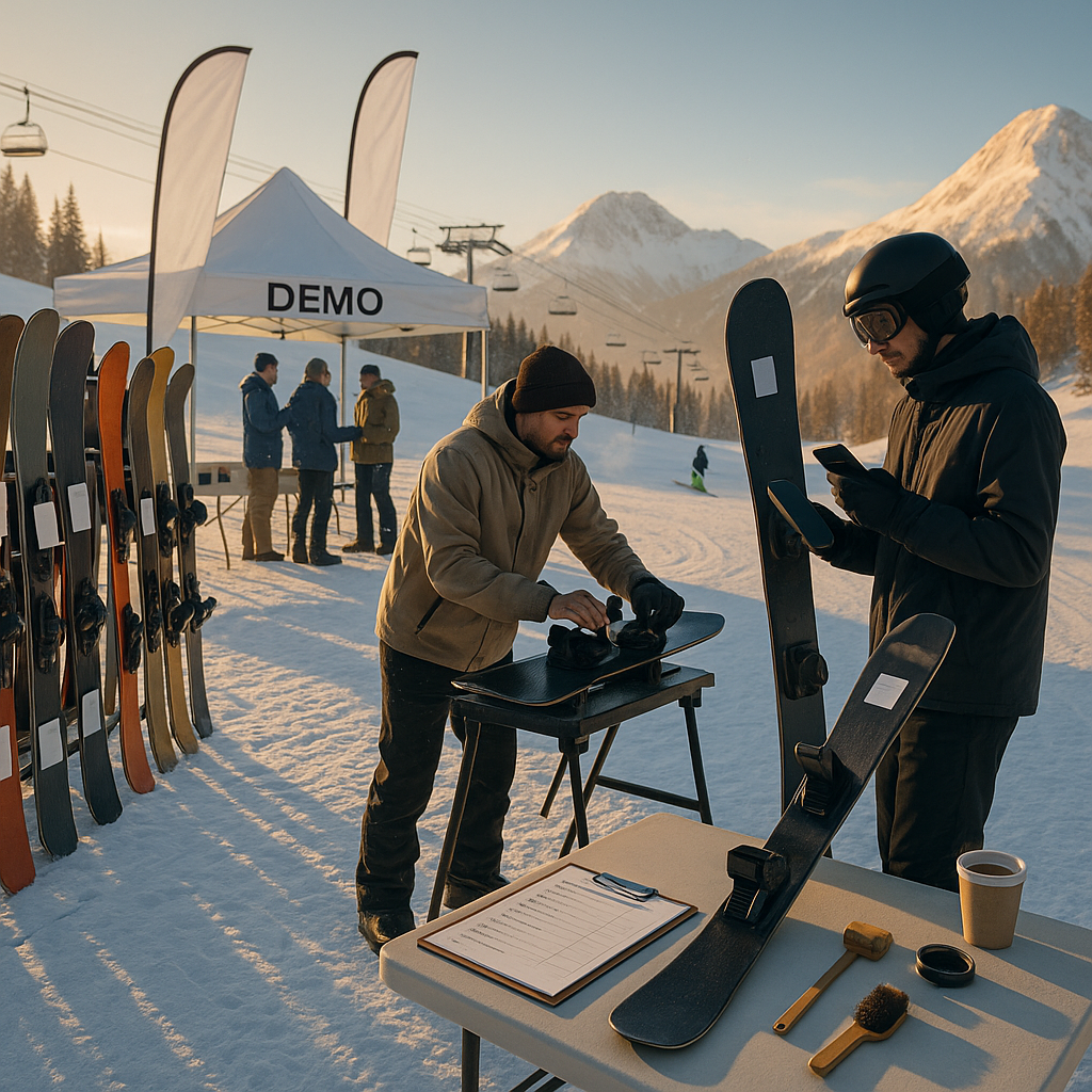 How to Demo Skis and Snowboards Before You Buy