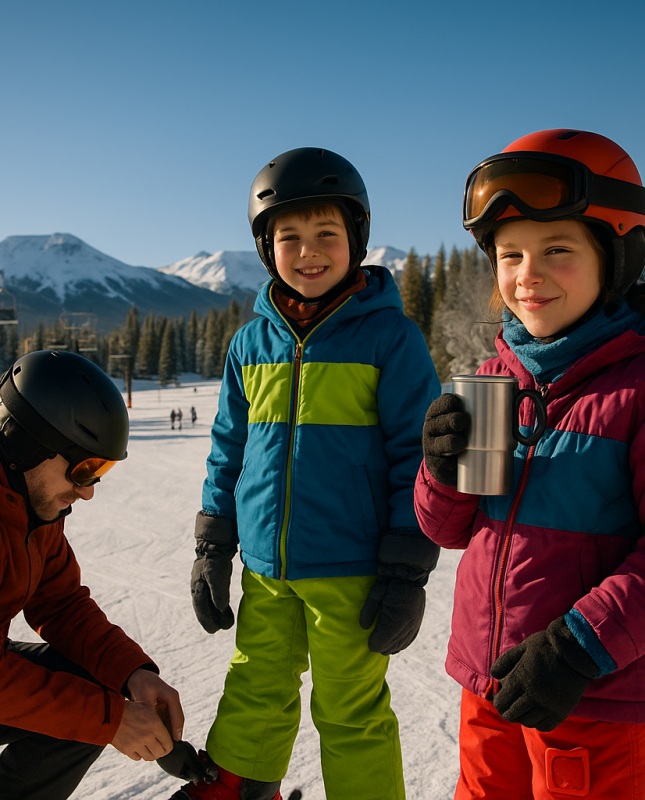How to Keep Kids Comfortable on the Mountain All Day